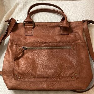 Leather crossbody bag
